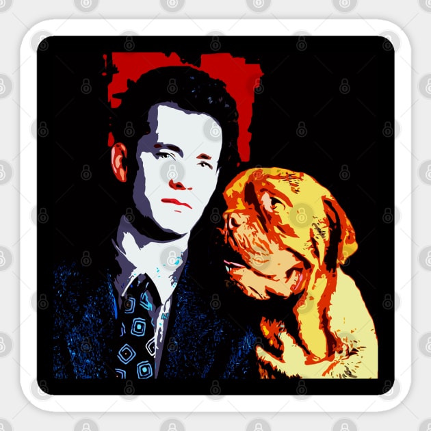 turner and hooch Sticker by oryan80